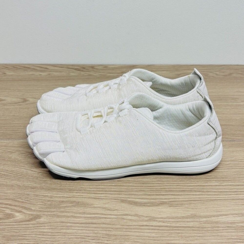 Peluva Strand Sport Mesh White Trainers Five Toe Shoes Women’s 10.5 Men’s Sz 9 - Picture 2 of 8
